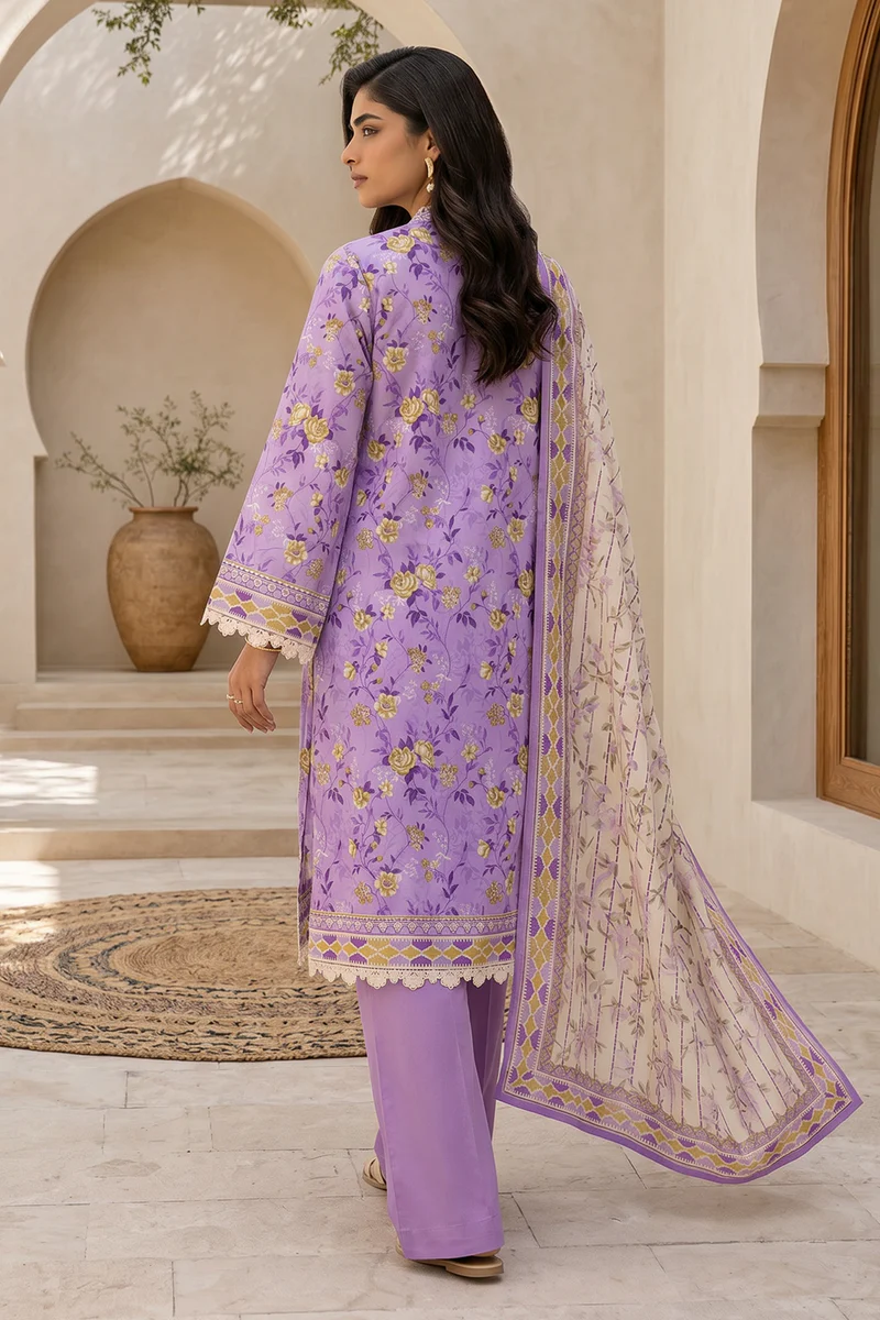 ZELLBURY | Printed Lawn 3PC 8061