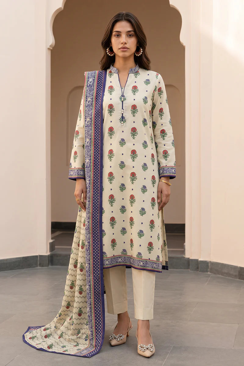 ZELLBURY | Printed Lawn 3PC 8065