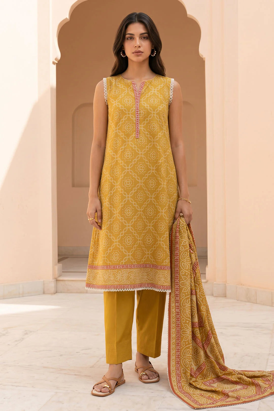 ZELLBURY | Printed Lawn 3PC 8066