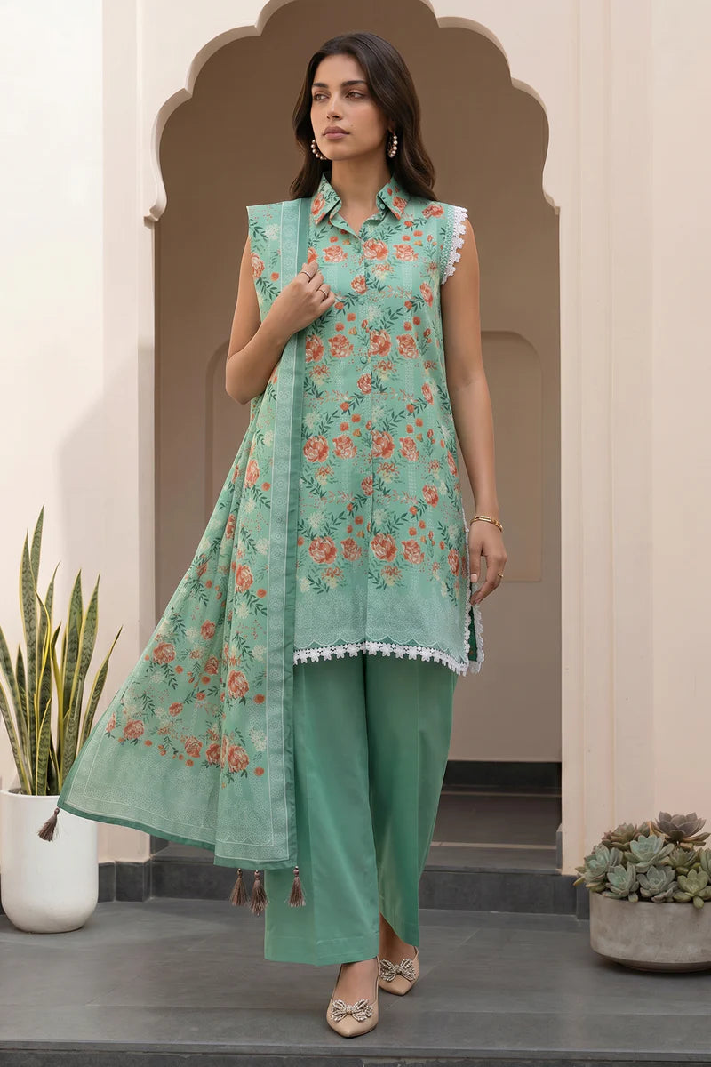 ZELLBURY | Printed Lawn 3PC 8069