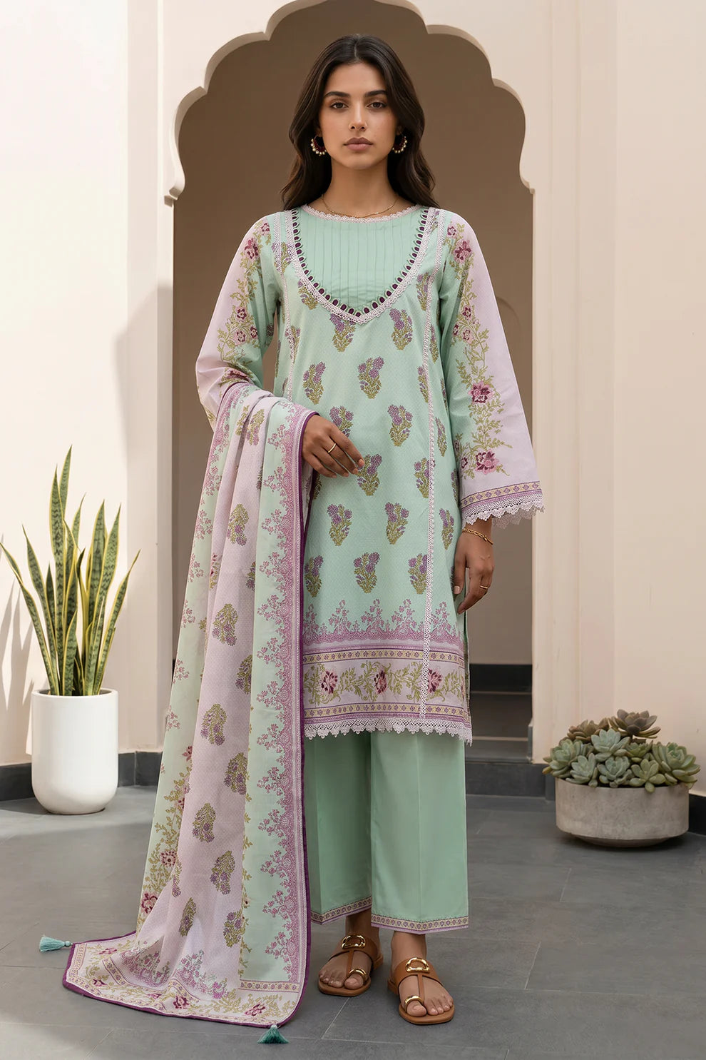 ZELLBURY | Printed Lawn 3PC 8102