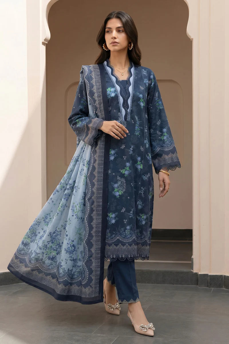 ZELLBURY | Printed Lawn 3PC 8107