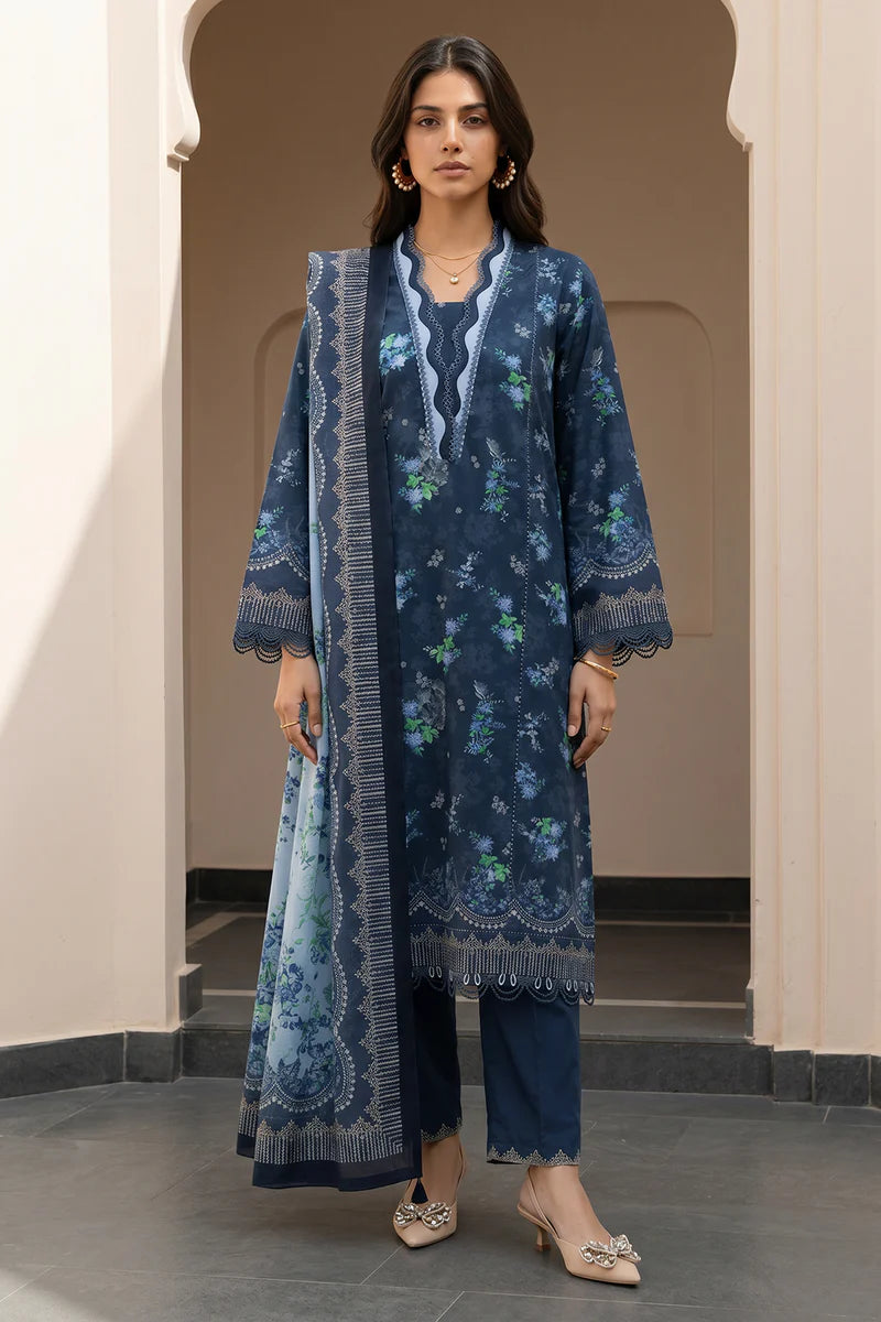 ZELLBURY | Printed Lawn 3PC 8107