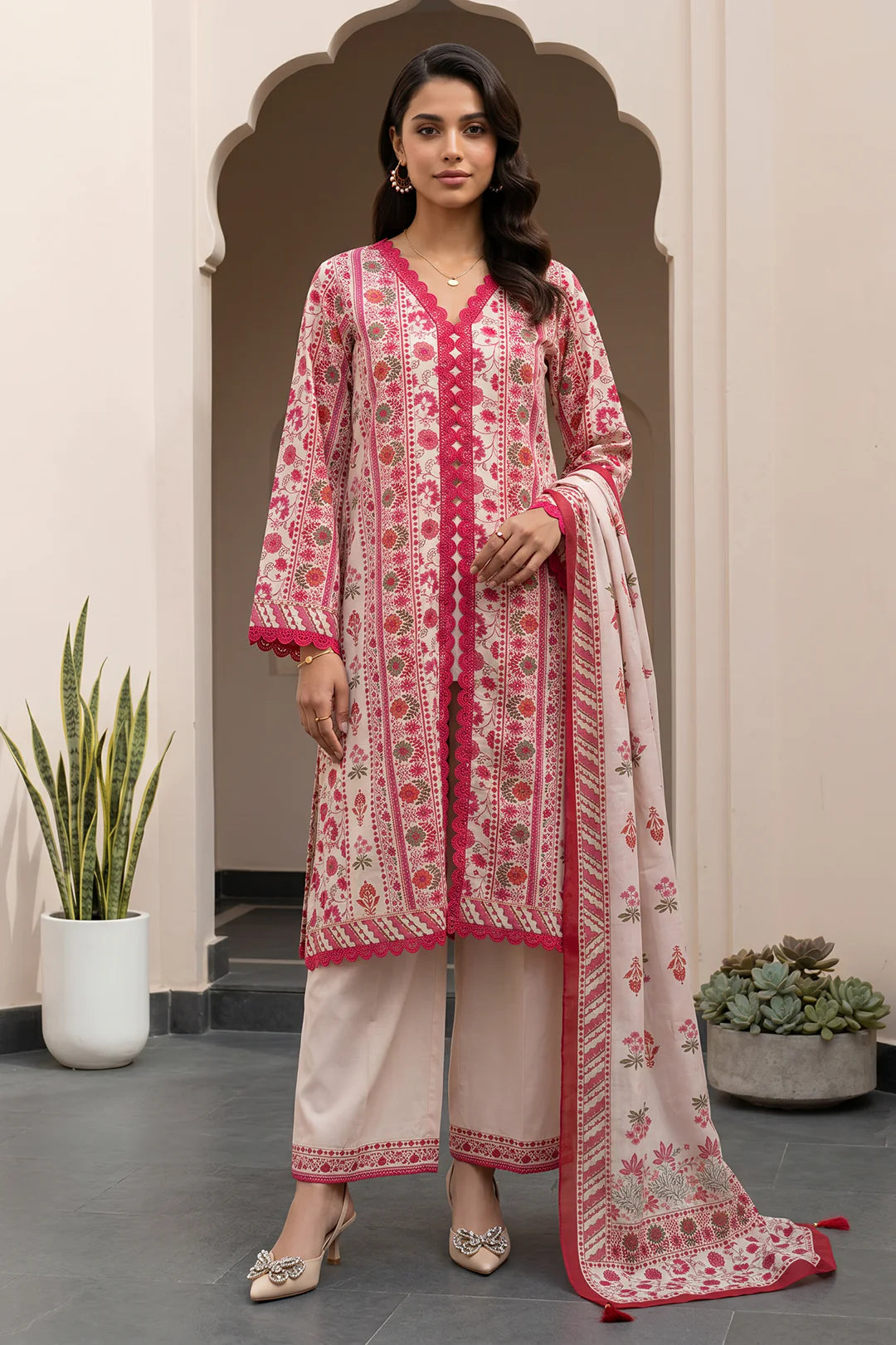ZELLBURY | Printed Lawn 3PC 8109