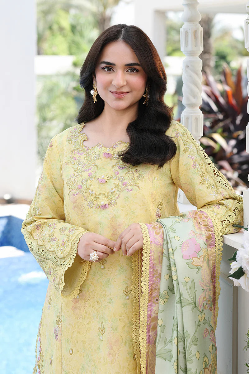 Premium Embroidered Yumna 3PC Unstitched Lawn By Rang Rasiya
