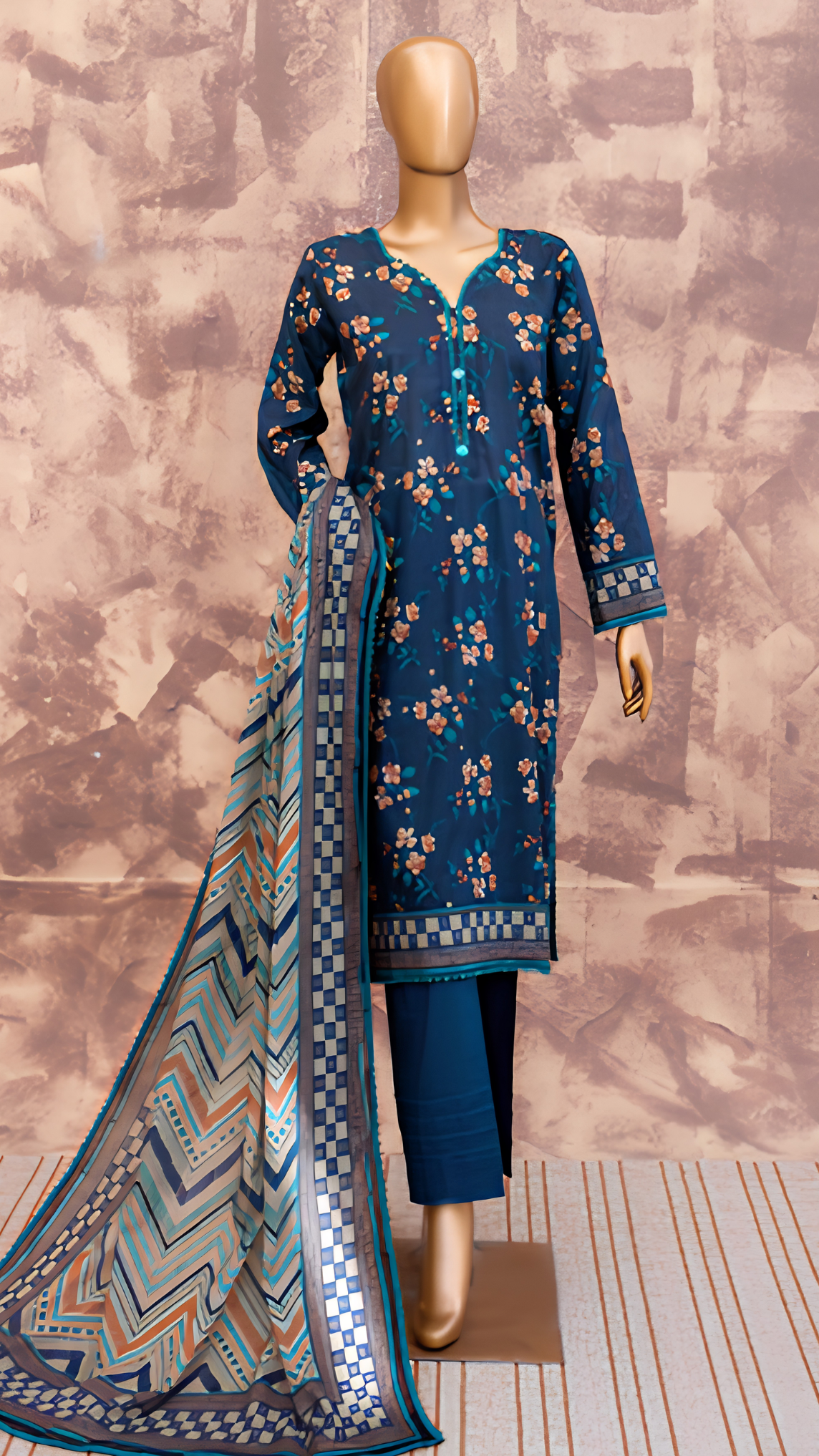 Mehak 3PC Essential Lawn Vol-5| MEH-R-26802