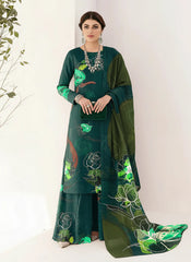 Emerald Eclipse Unstitched 3PC Lawn By House Of Lala