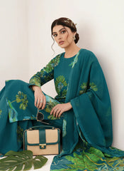 Ocean Fern Unstitched 3PC Lawn By House Of Lala