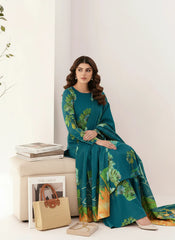 Ocean Fern Unstitched 3PC Lawn By House Of Lala