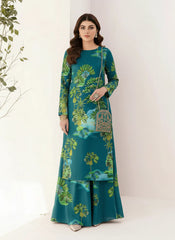 Ocean Fern Unstitched 3PC Lawn By House Of Lala