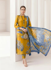 Sunlit Sapphire Unstitched 3PC Lawn By House Of Lala