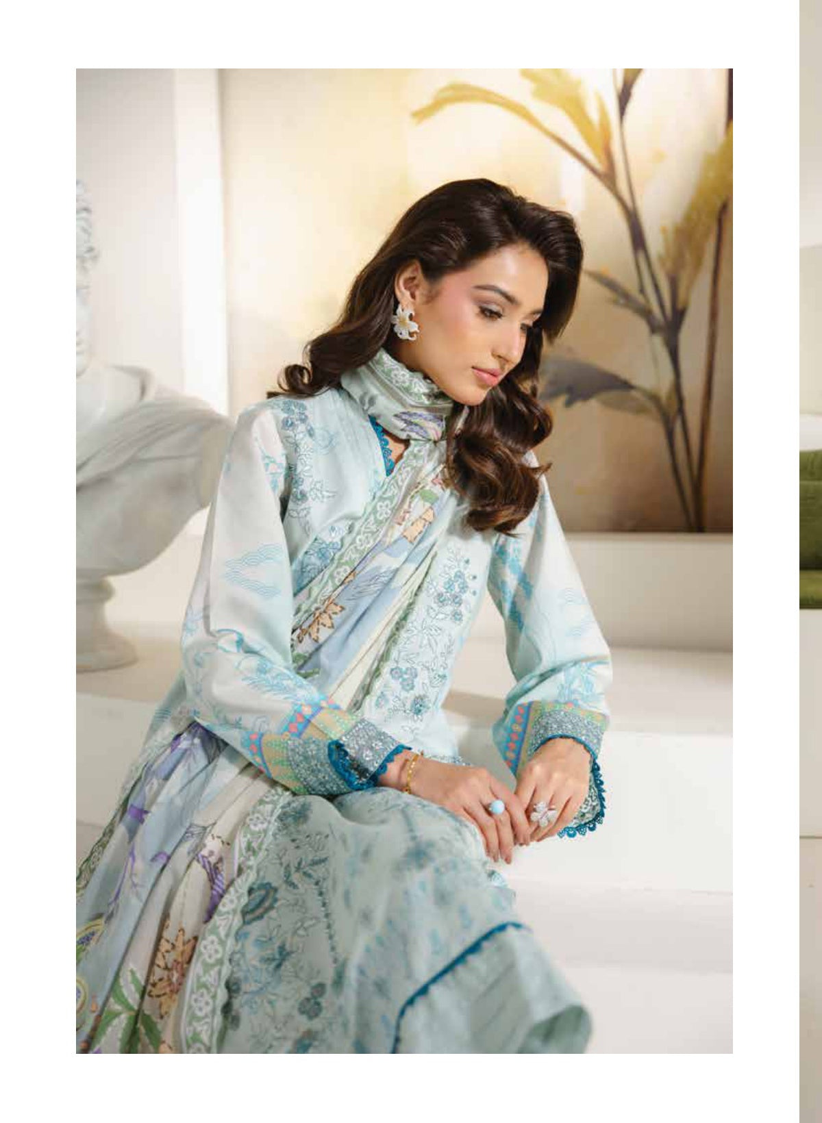 Premium Embroidered 3PC Lawn #9