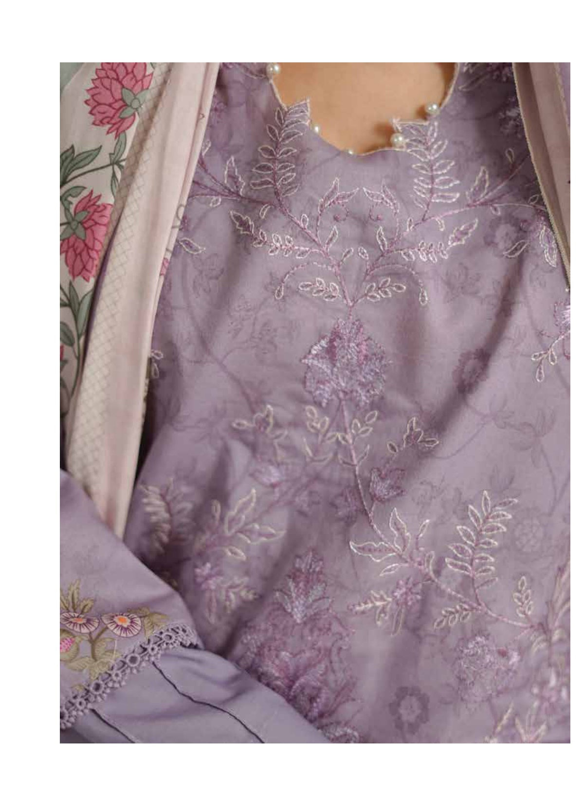 Premium Embroidered 3PC Lawn #1