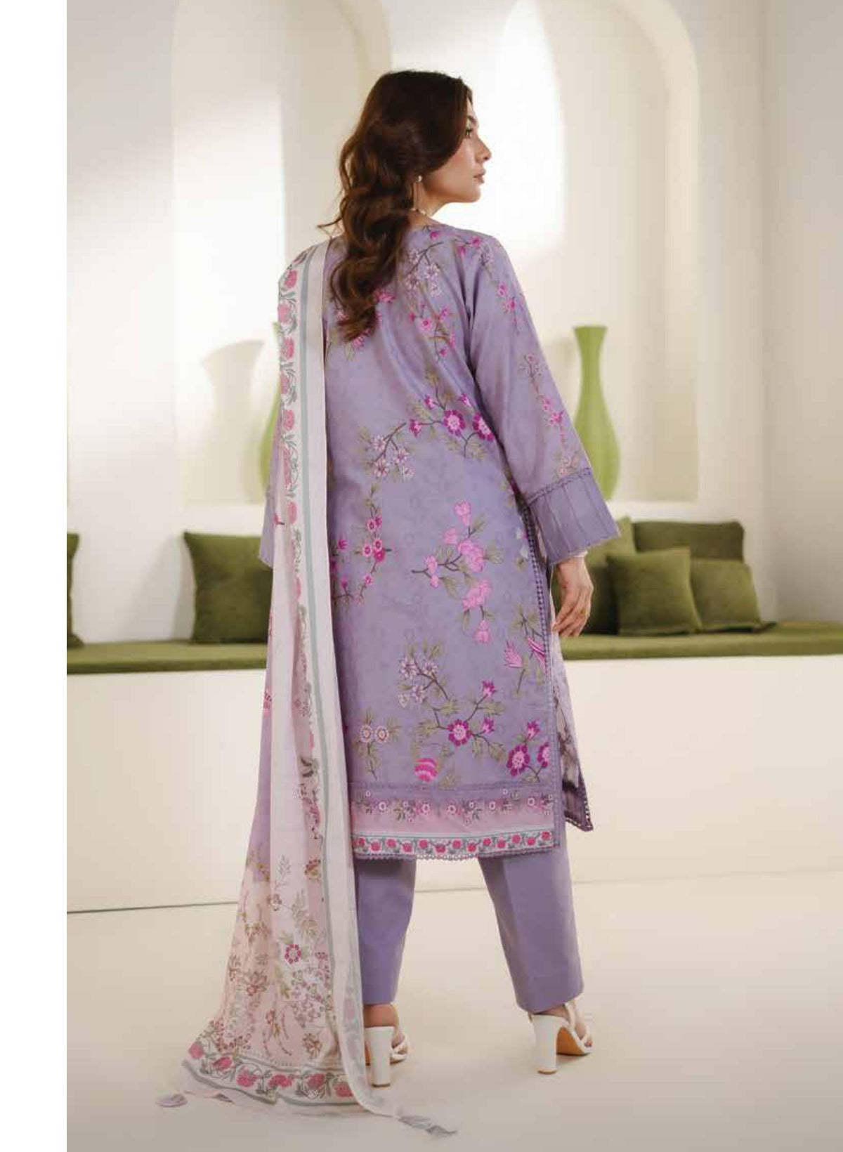 Premium Embroidered 3PC Lawn #1