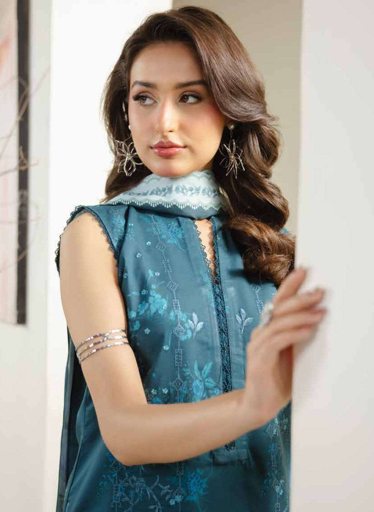 Premium Embroidered 3PC Lawn #3