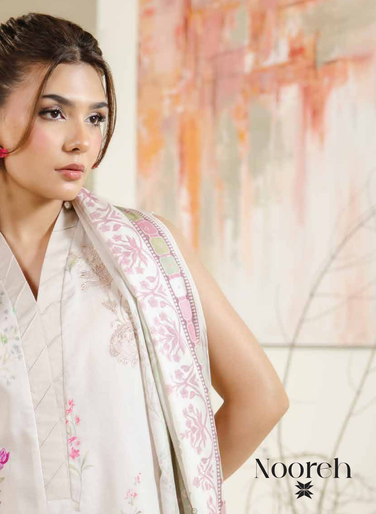 Premium Embroidered 3PC Lawn #4